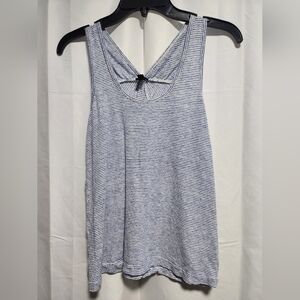 J. Crew Blue White Stripe Tank Top XS‎